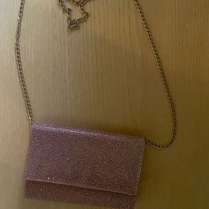 Pink, sparkly purse. Used once.